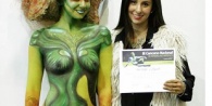 Antonia Zuaznábar, ganadora Concurso Cuerpos Pintados: "Fue precioso haber obtenido el primer lugar"
